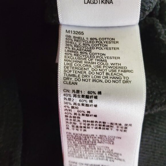 Marmot Mountain Works Hoodie XXL | Navy Blue Fleece-Lined Pullover | Recycled - Picture 6 of 6